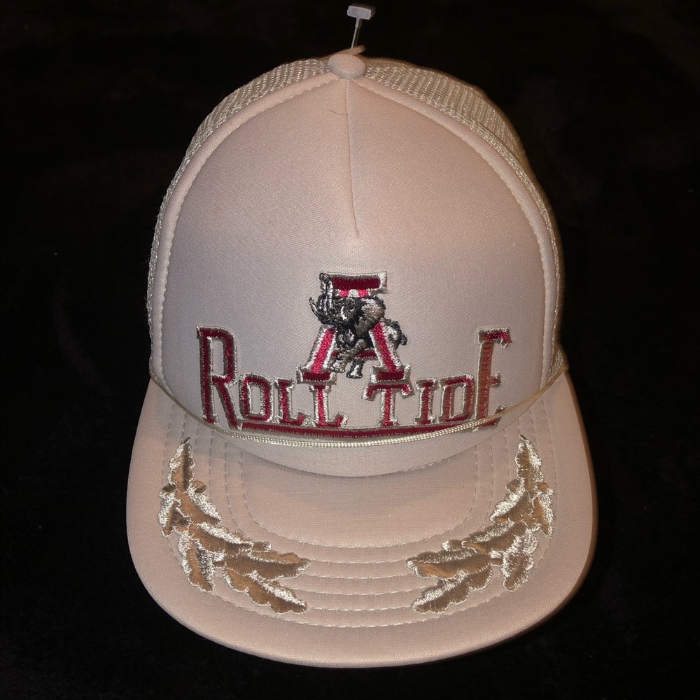 Vintage University of Alabama'Roll Tide' Trucker Hat with Embroidered Crest